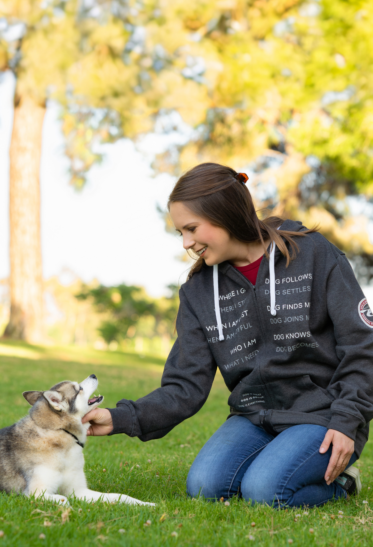 Zip Hoodie: Dog Codependent