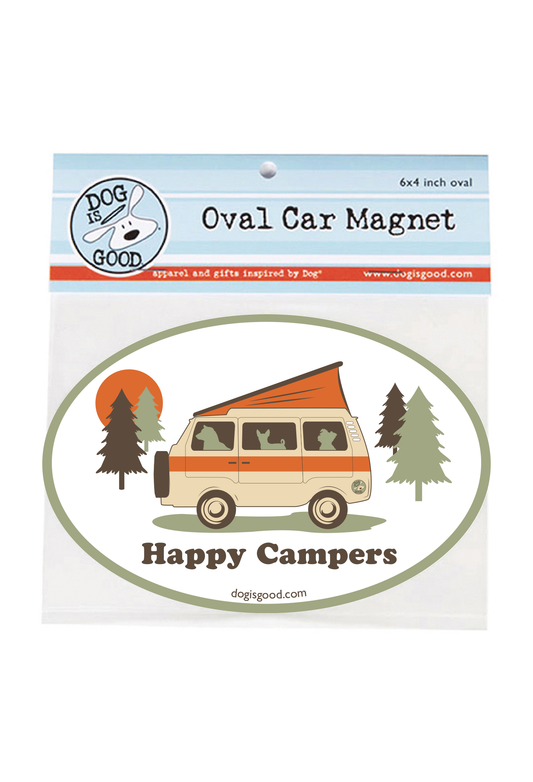 Car Magnet: Happy Campers