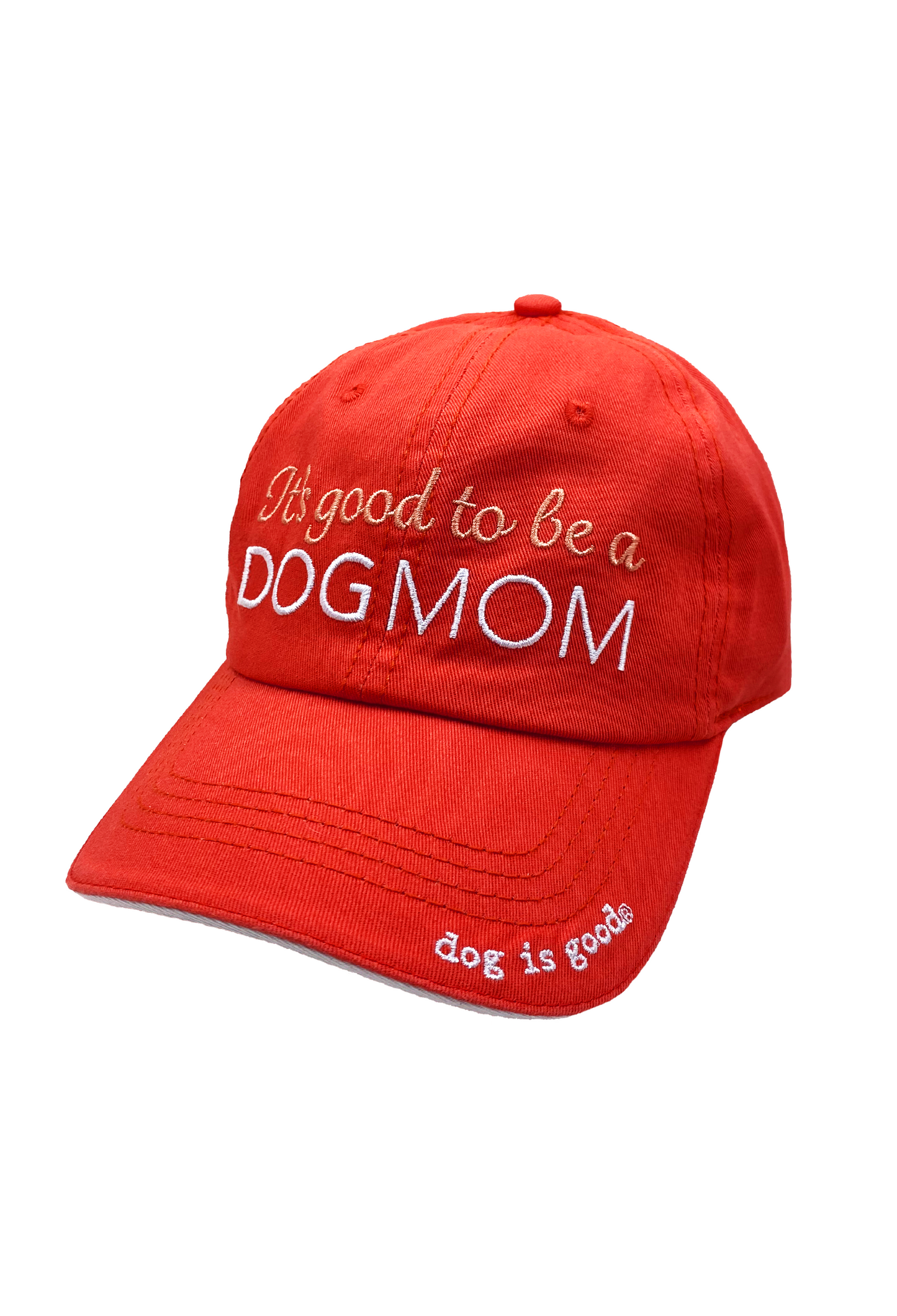 Limited Edition Spring Coral Dog Mom Hat