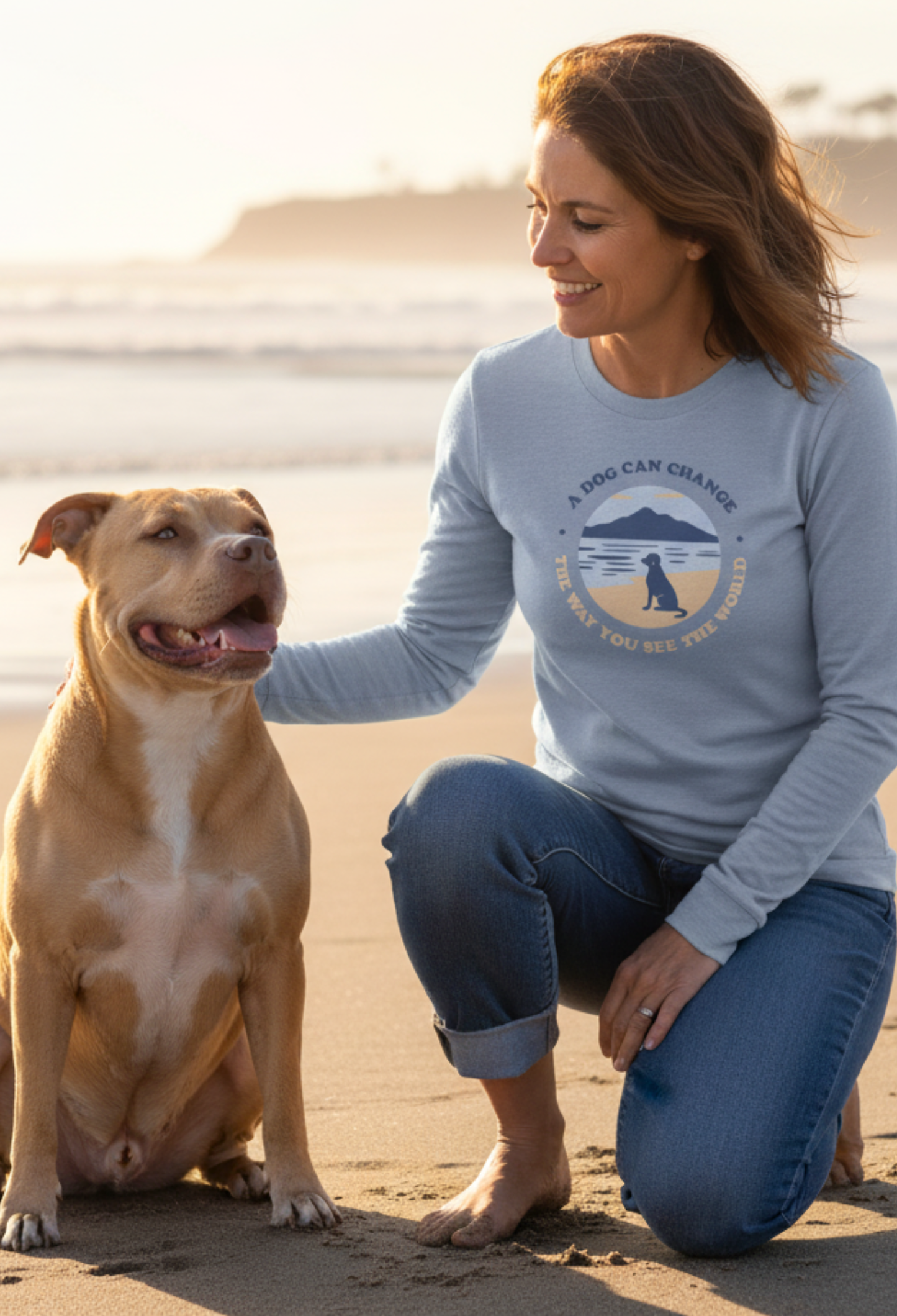 Long Sleeve: A Dog Can Change the Way You See the World (Lightweight Jersey Knit)