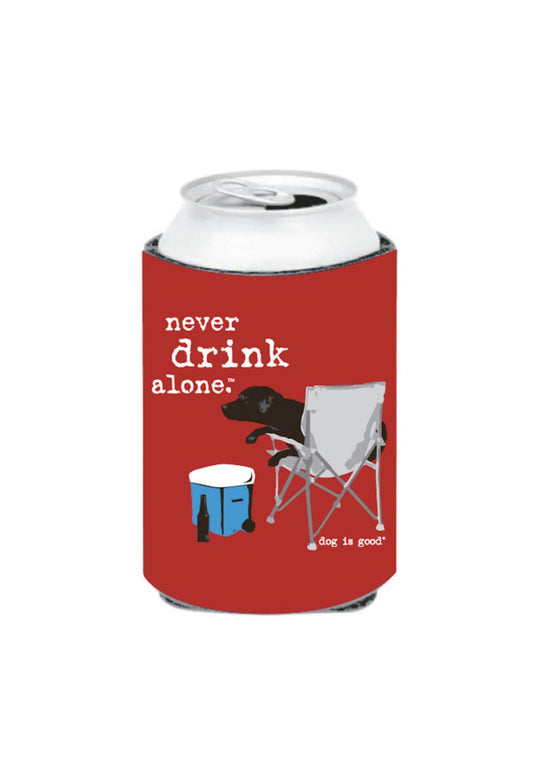 Koozie: Never Drink Alone