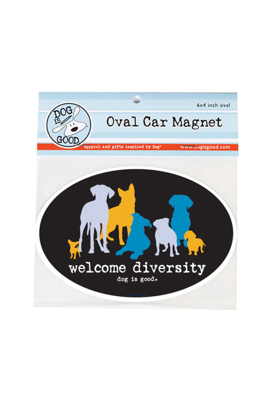 Car Magnet: Welcome Diversity