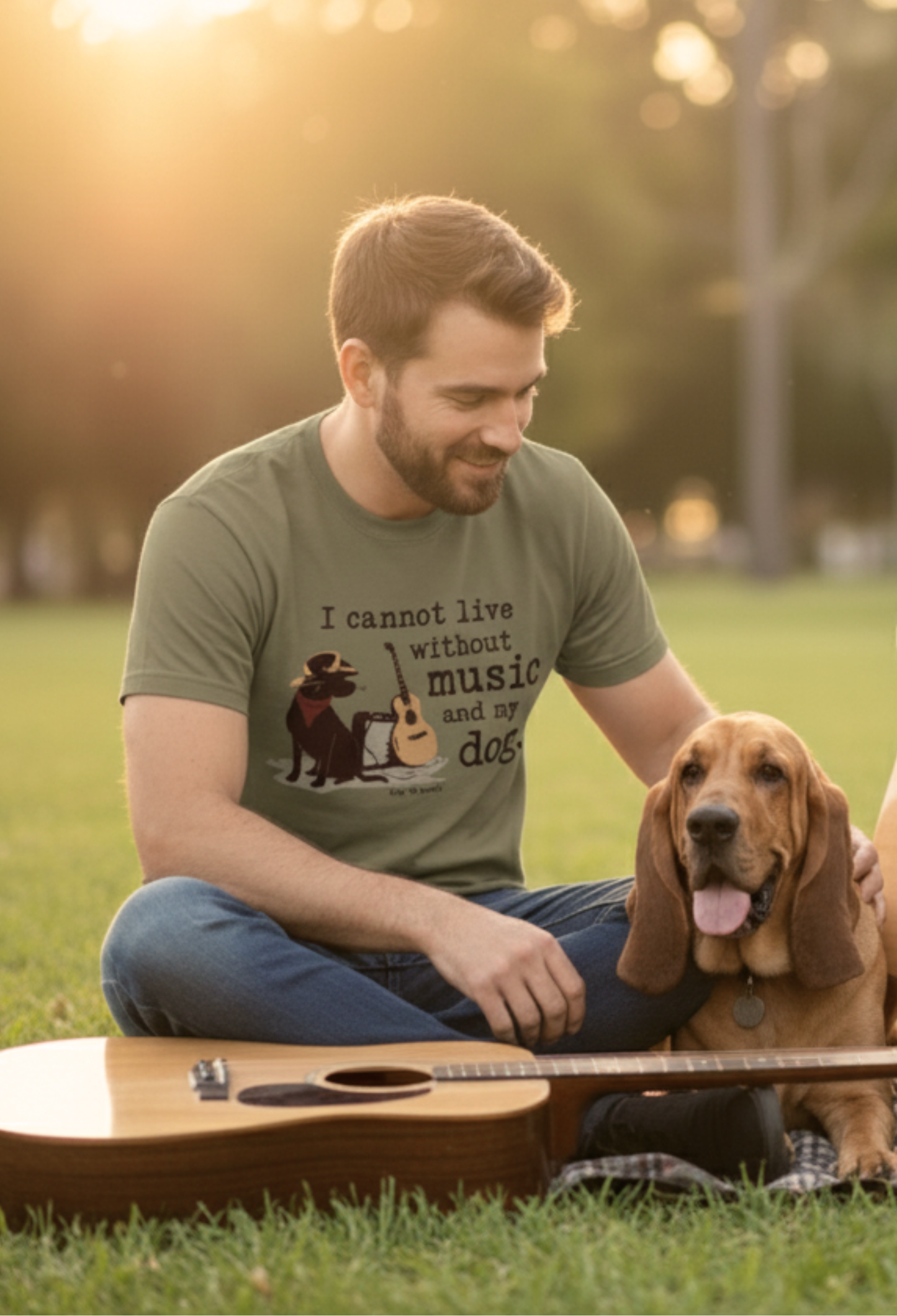 Music and My Dog (Coyote Brown)