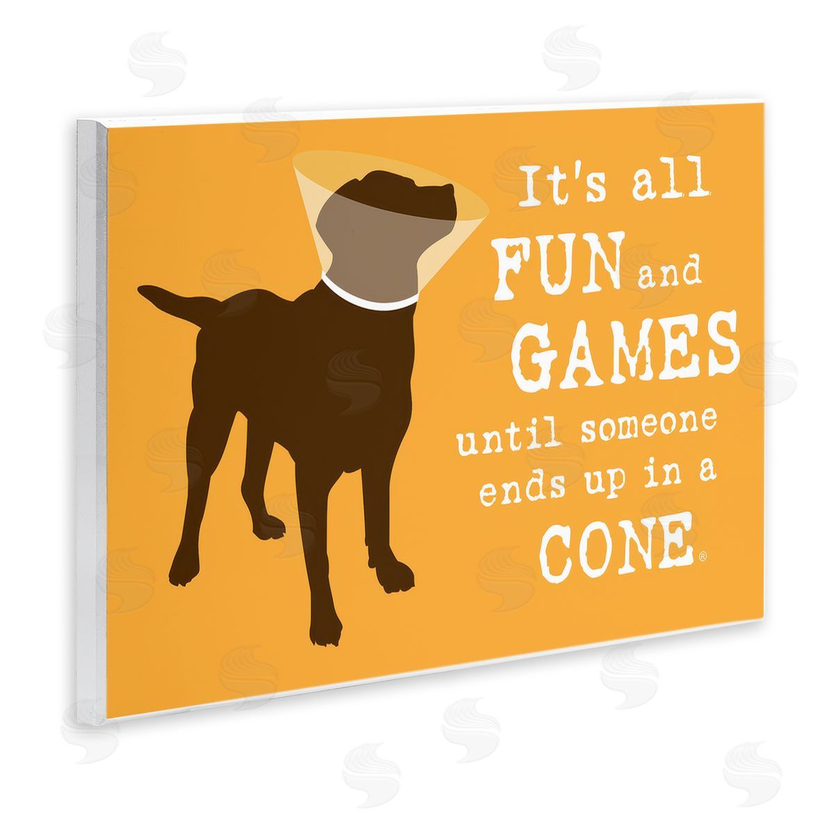Dog is Good | Fun & Games Cone Wall Art
