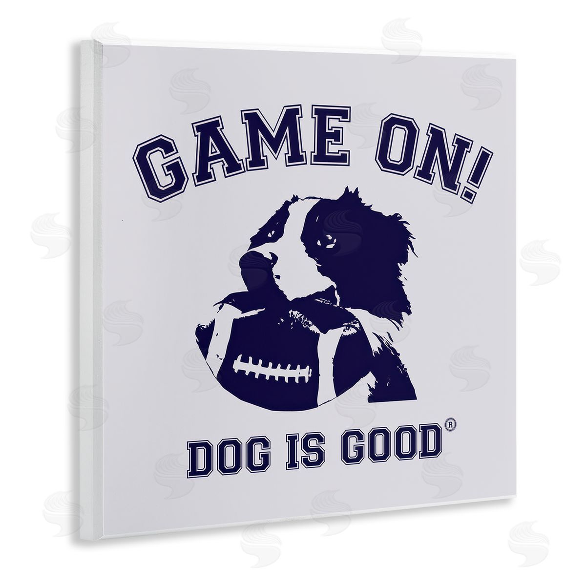Dog is Good | Game On Dog & Football Wall Art