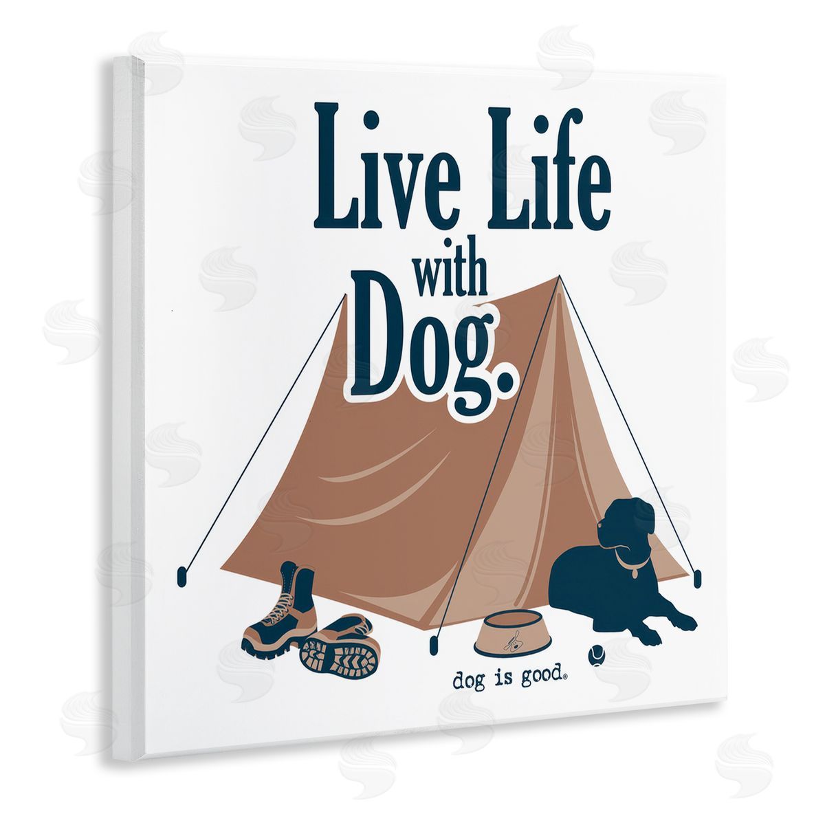 Dog is Good | Camping Life with Dog Wall Art