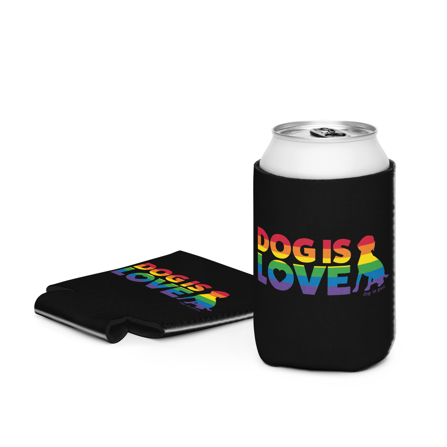 Koozie: Dog is Love Pride (Can)