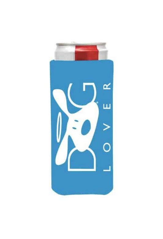 dog lover blue koozie
