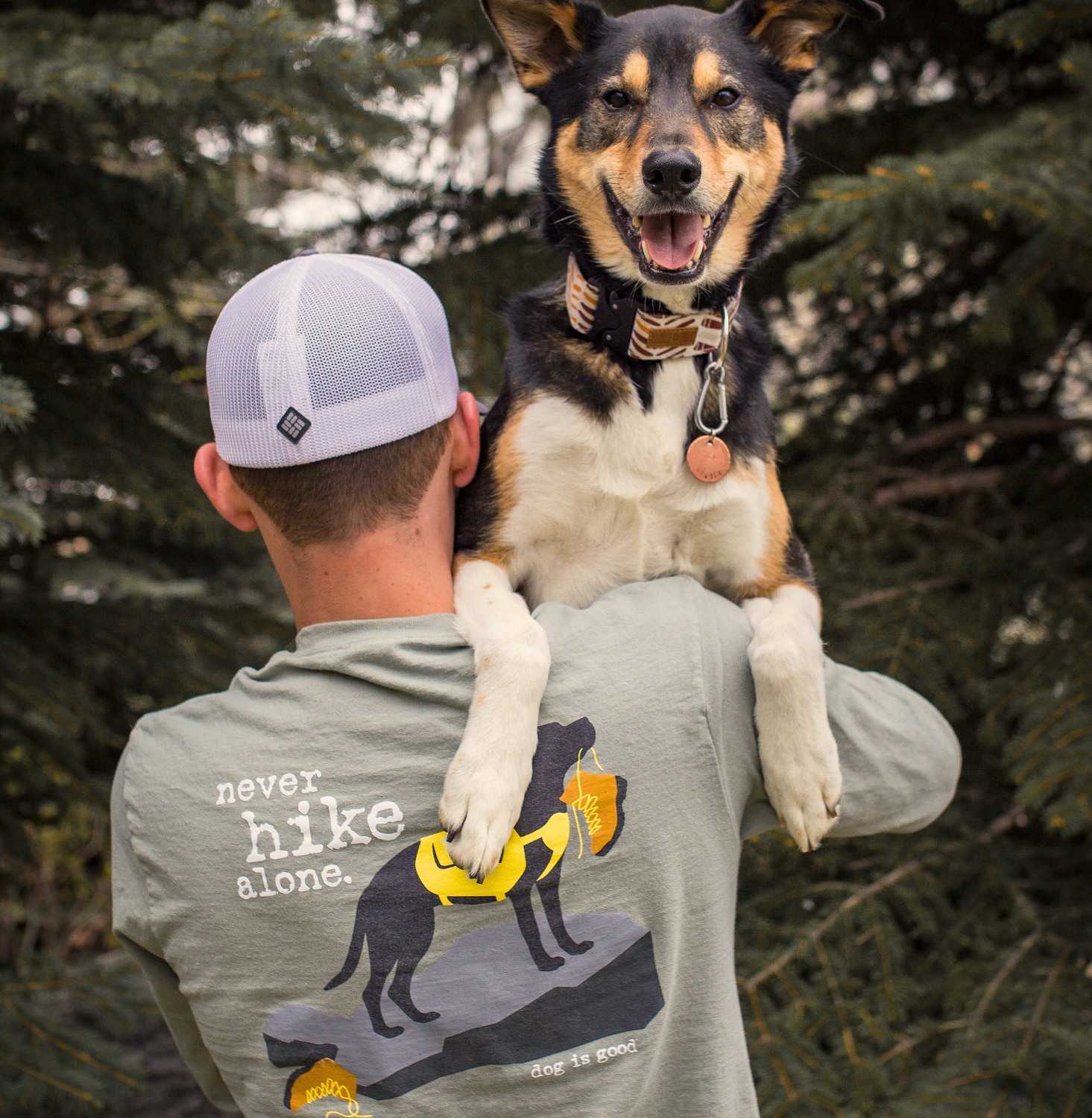 man with dog