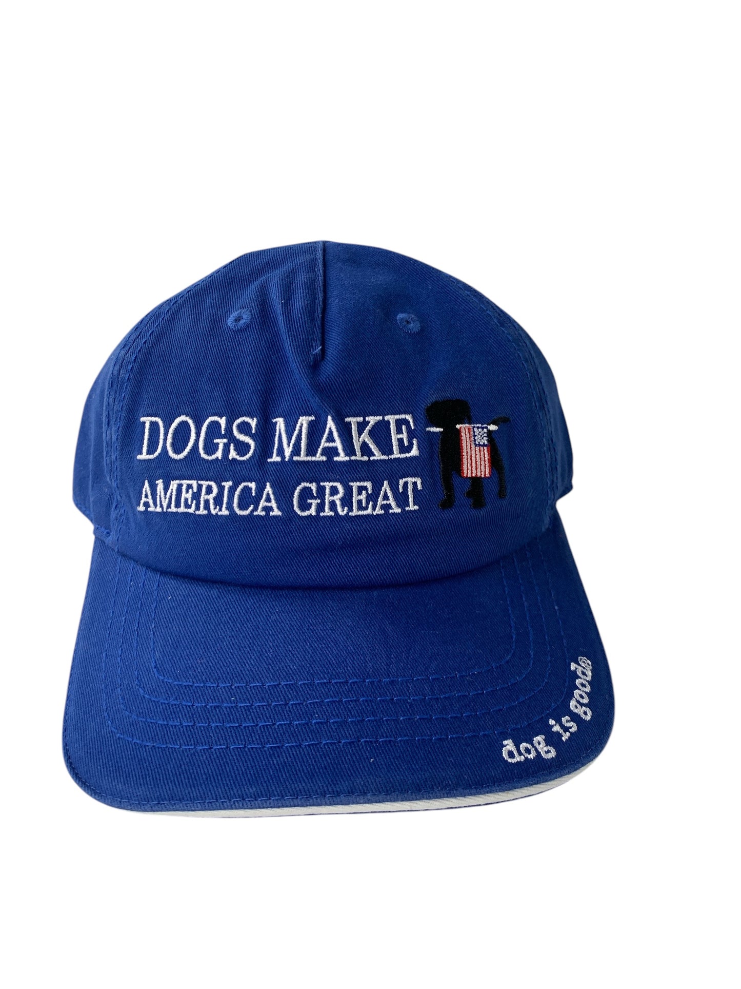 Hat: Dogs Make America Great (Blue)
