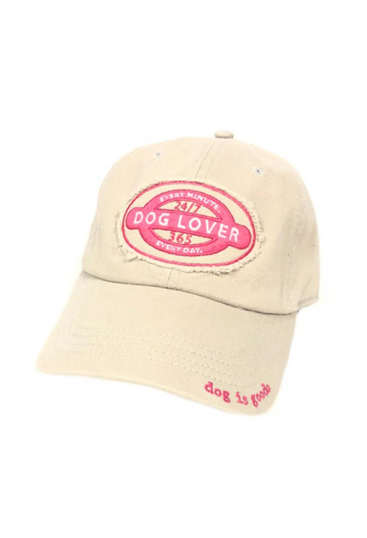 Hat: Dog Lover 24-7/365