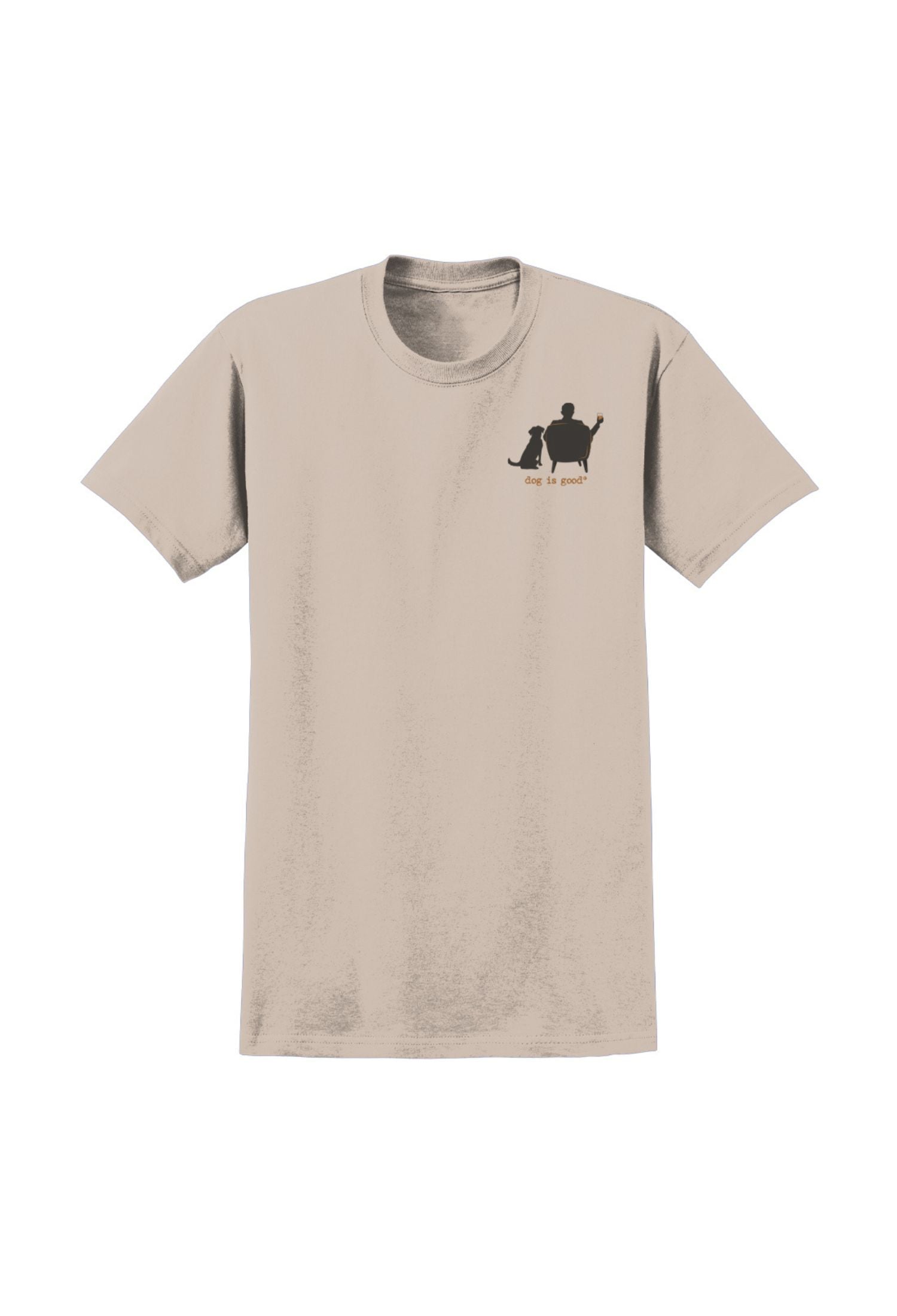 T-shirt: Conversation Not Required, Whiskey (Tan)