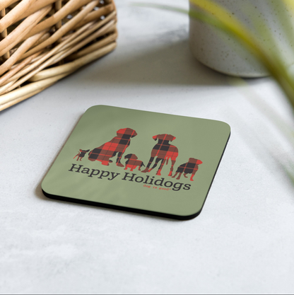 Coaster: Happy Holidogs