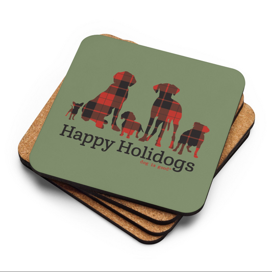 Coaster: Happy Holidogs