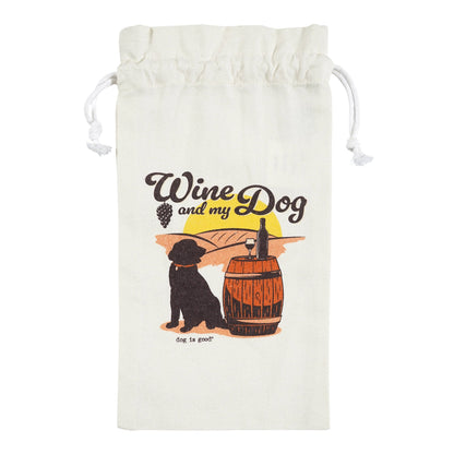 Wine and My Dog Wine Bag