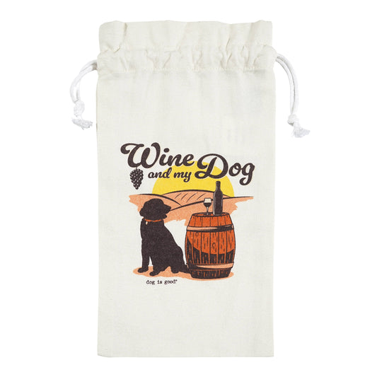 Wine and My Dog Wine Bag