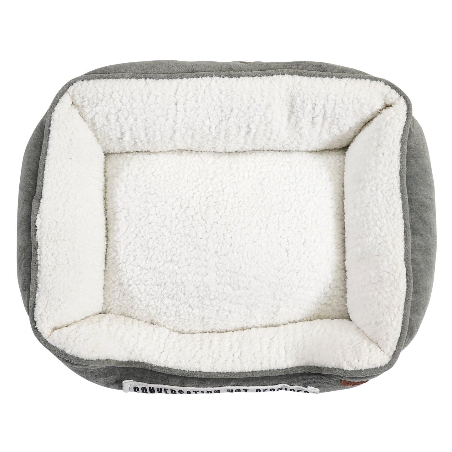 Conversation Not Required Large Dog Bed