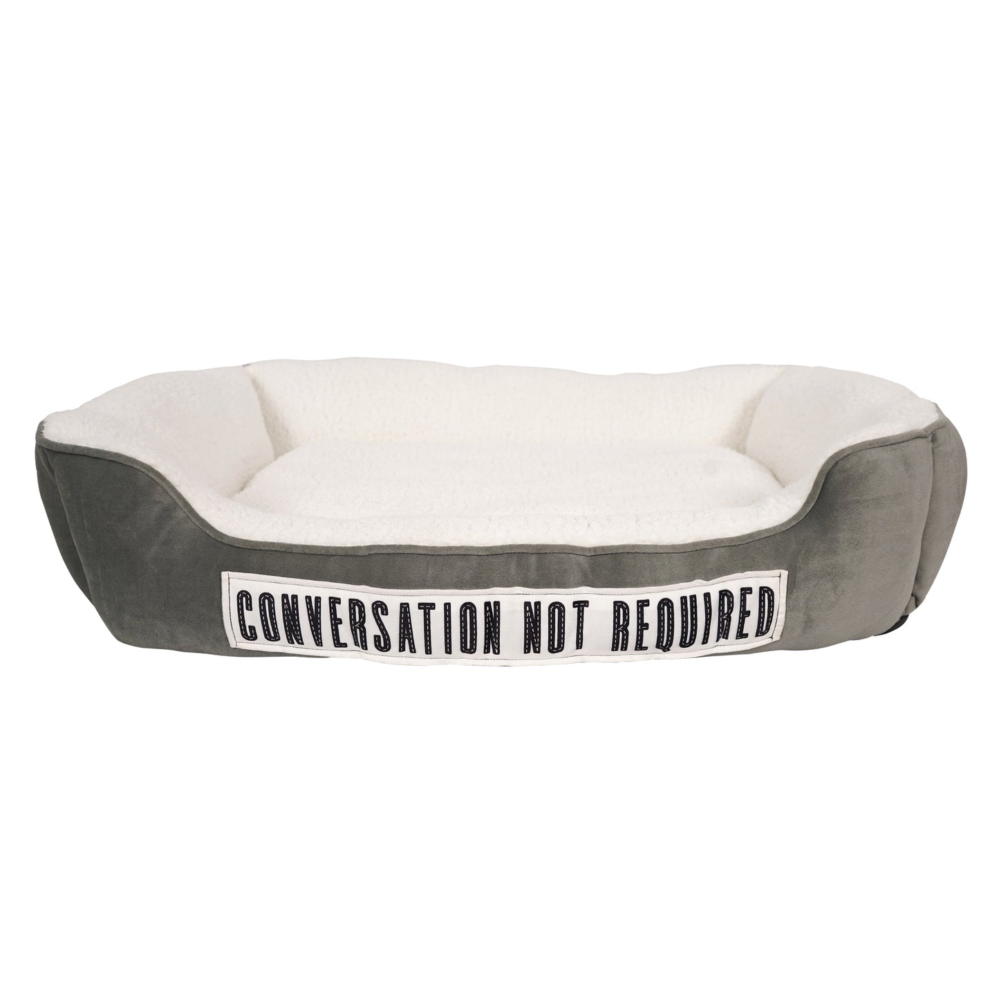 Conversation Not Required Large Dog Bed