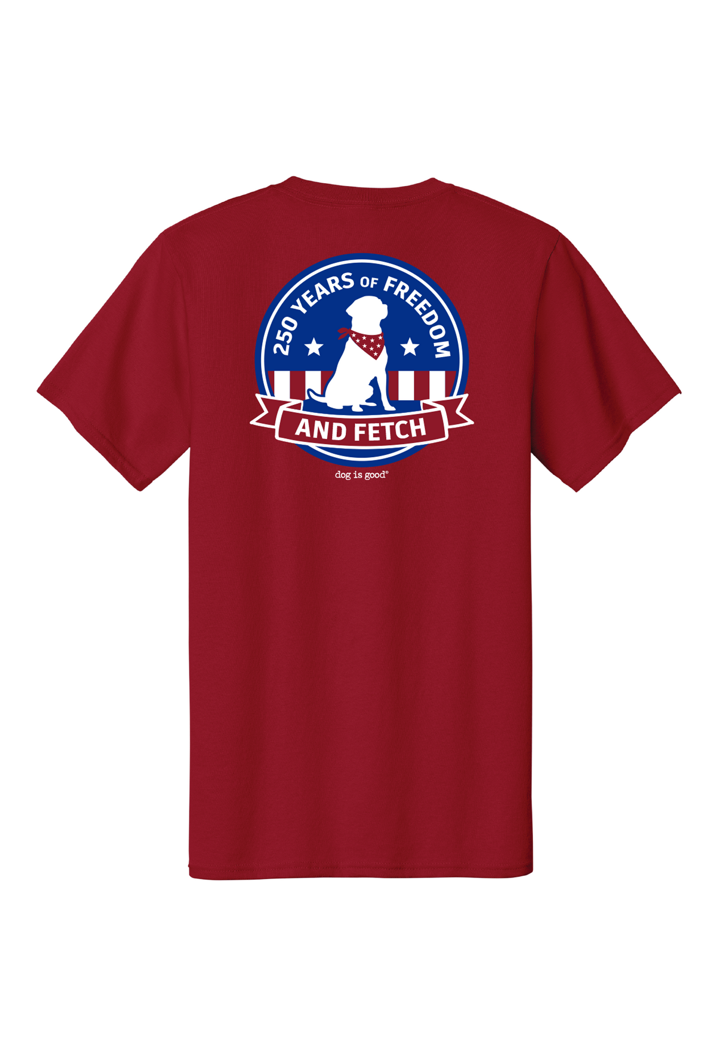 T-shirt: Freedom & Fetch (Red)