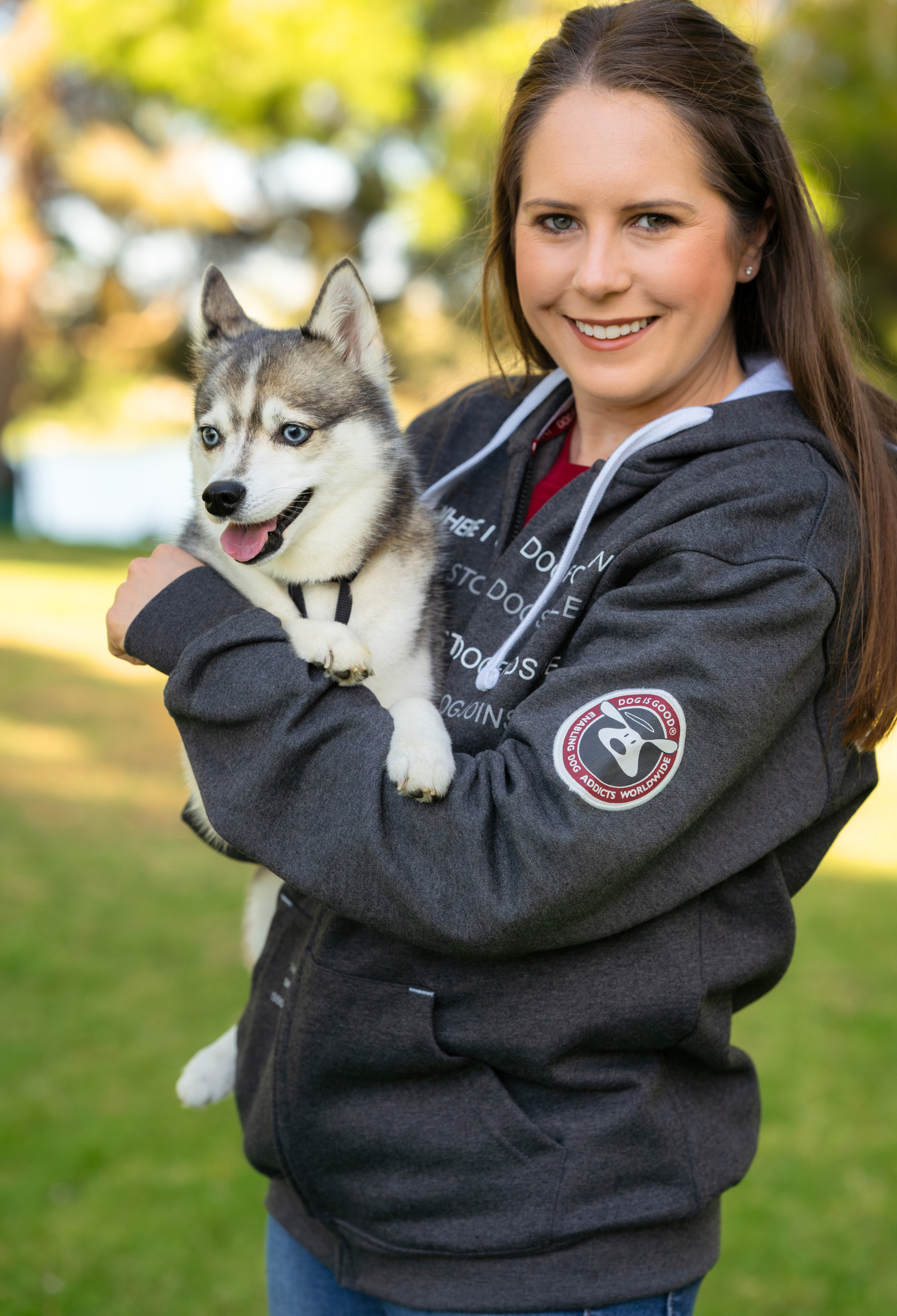 Zip Hoodie: Dog Codependent