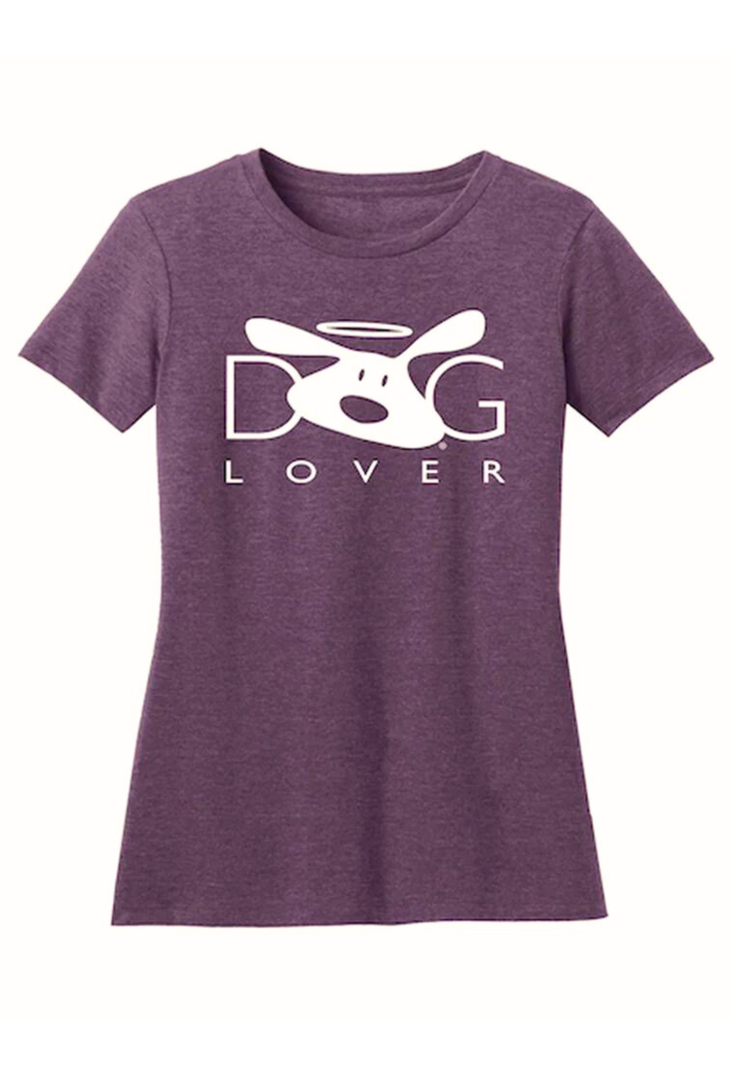 T-shirt: Dog Lover (Plum)