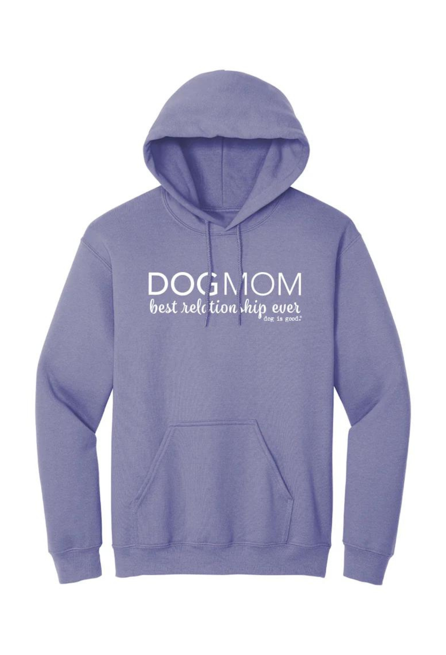 Hoodie: Dog Mom (Violet)