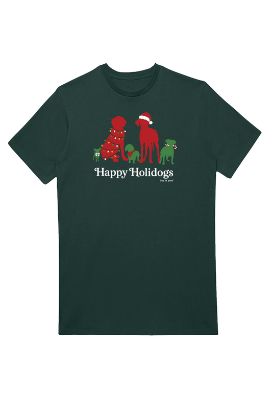 T-shirt: Happy Holidogs