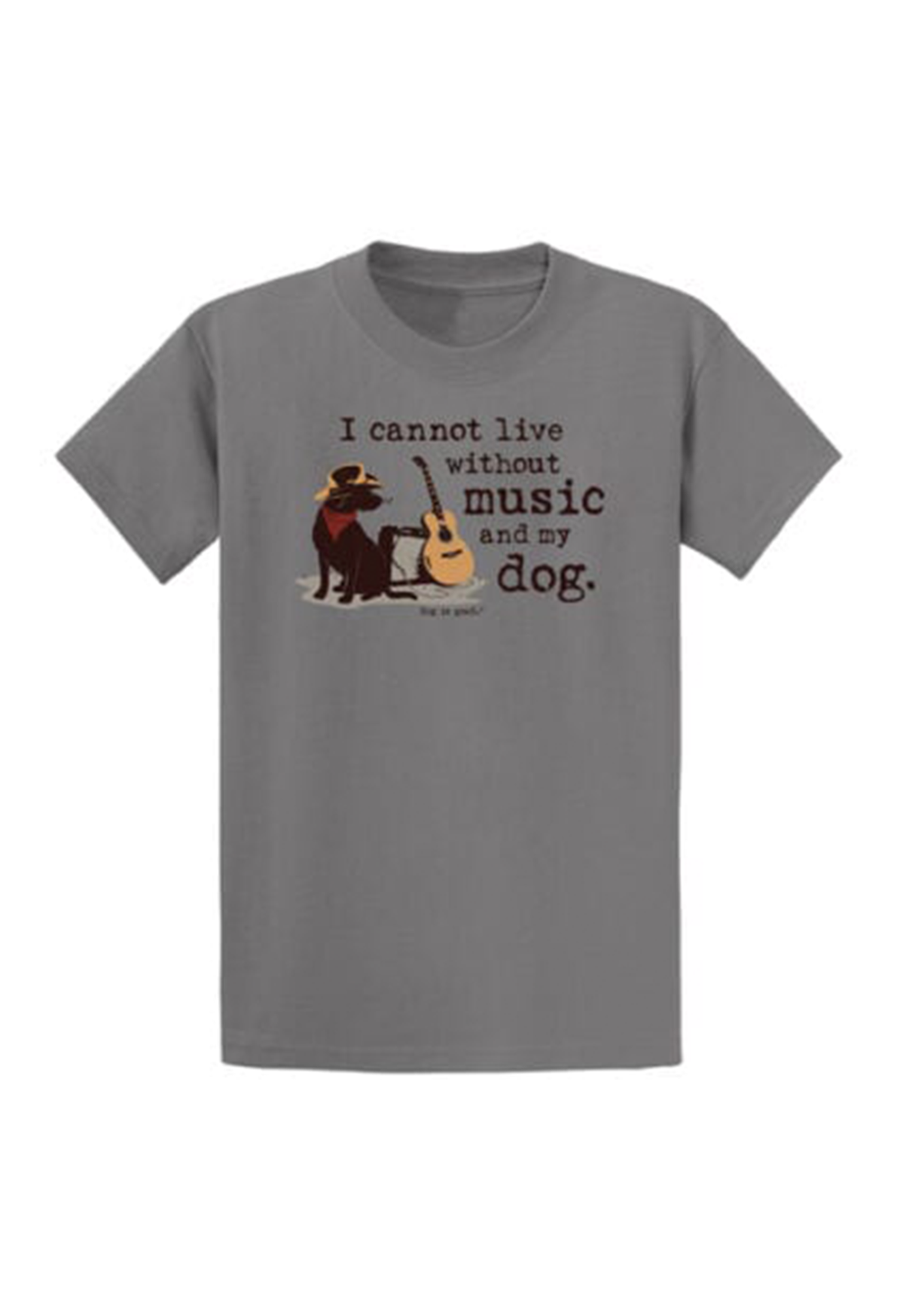 T-shirt: Music and My Dog