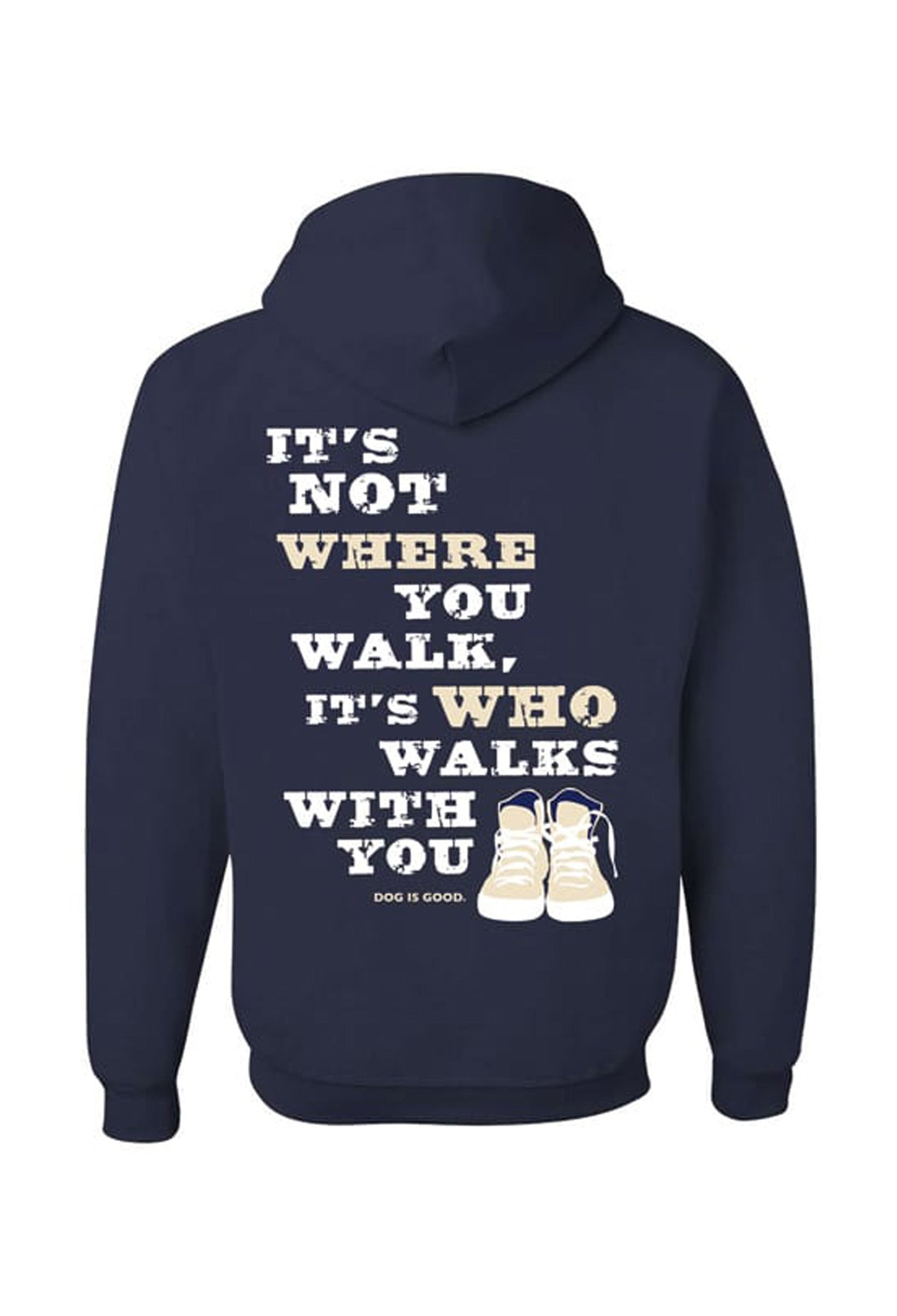 Hoodie: Never Walk Alone (Navy)