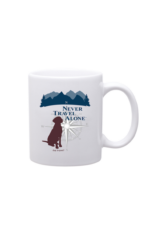 Mug: Never Travel Alone (14oz)