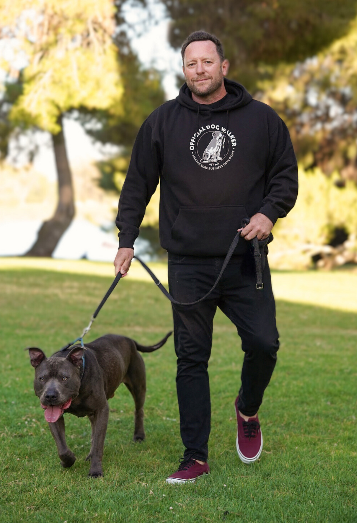 Official Dog Walker” T-Shirt
