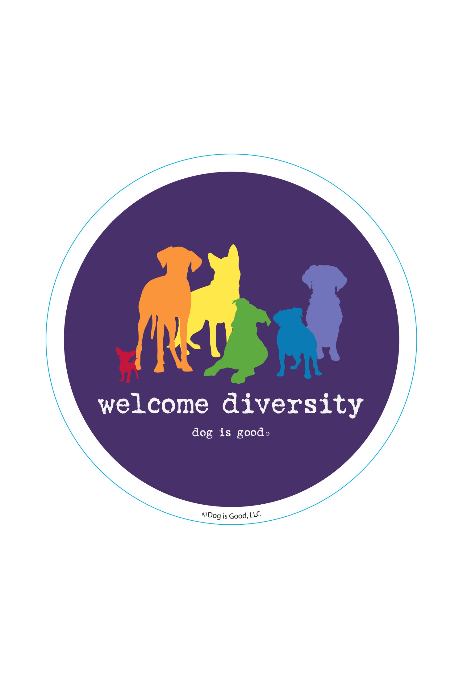 Sticker: Welcome Diversity Pride