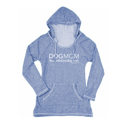 Tunic Hoodie: Dog Mom