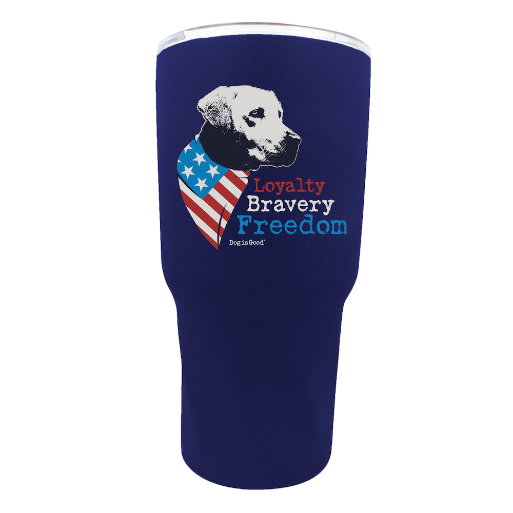 Tumbler: Freedom Dog 30oz