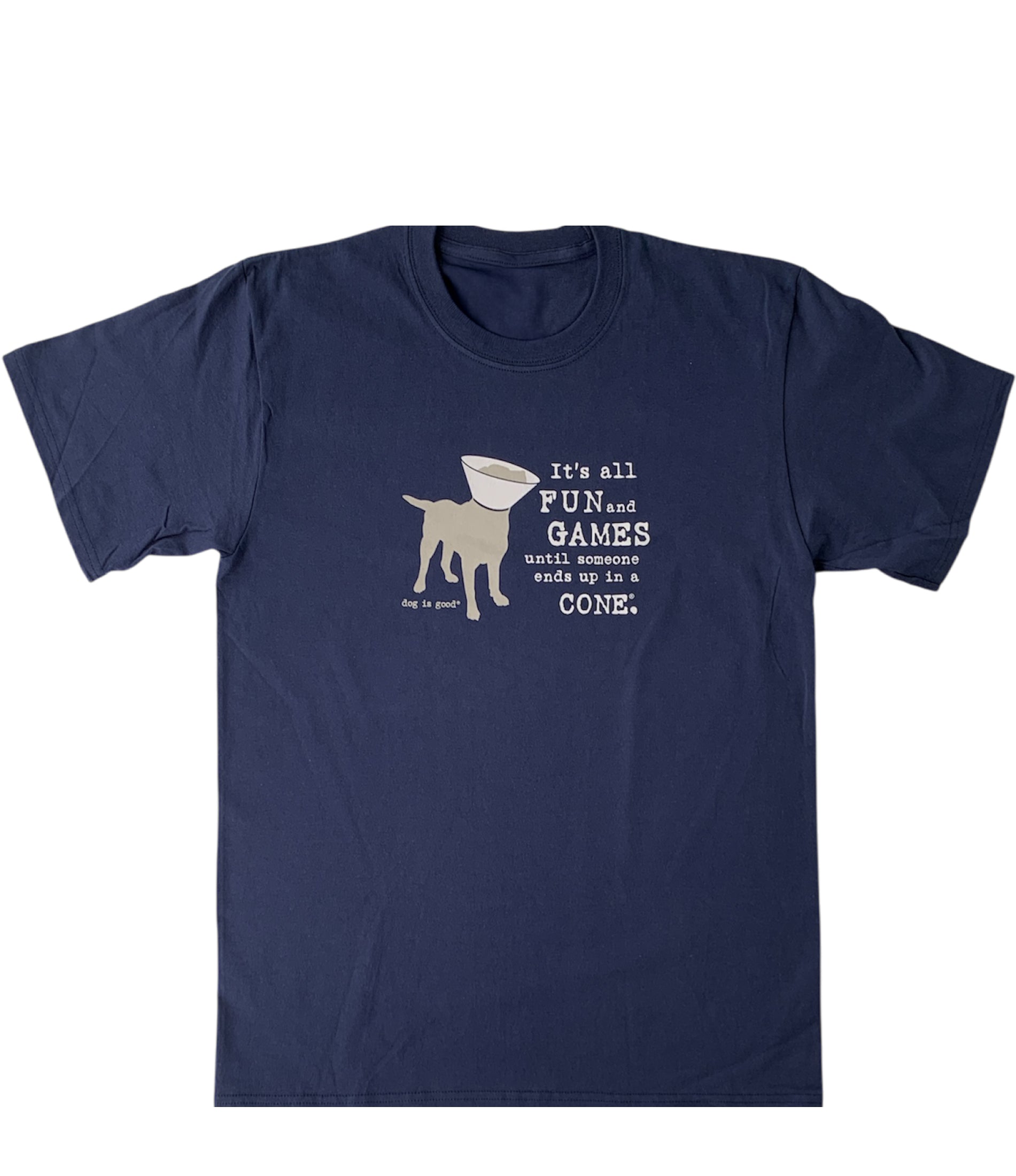 T-shirt: It's All Fun and Games - Navy