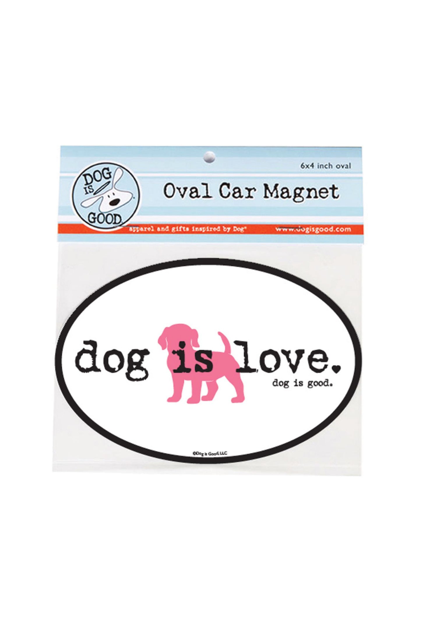 Car Magnet: Dog is Love