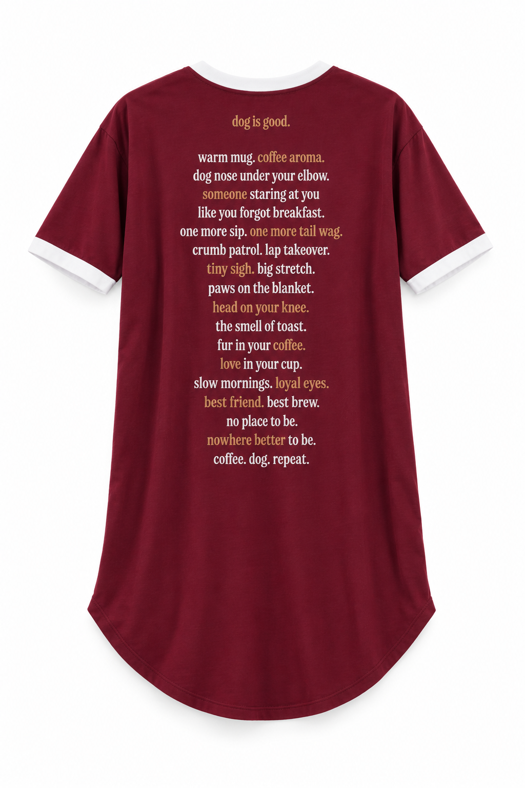 Sleep Shirt: Coffee and My Dog