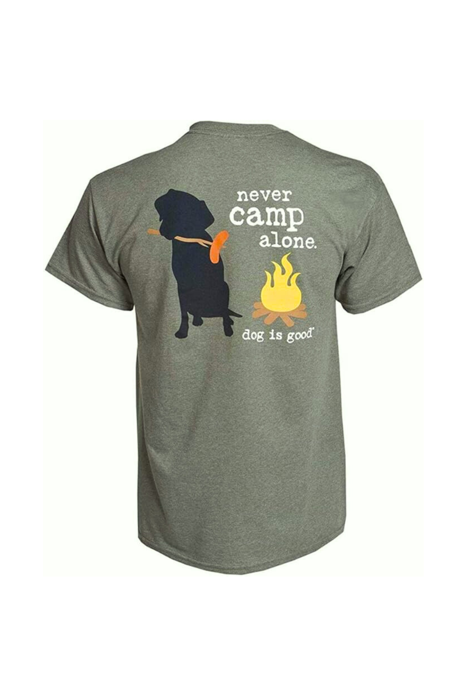 T-shirt: Never Camp Alone