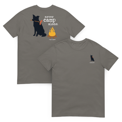 Personalize Never Camp Alone Unisex T-Shirt