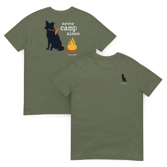 Personalize Never Camp Alone Unisex T-Shirt