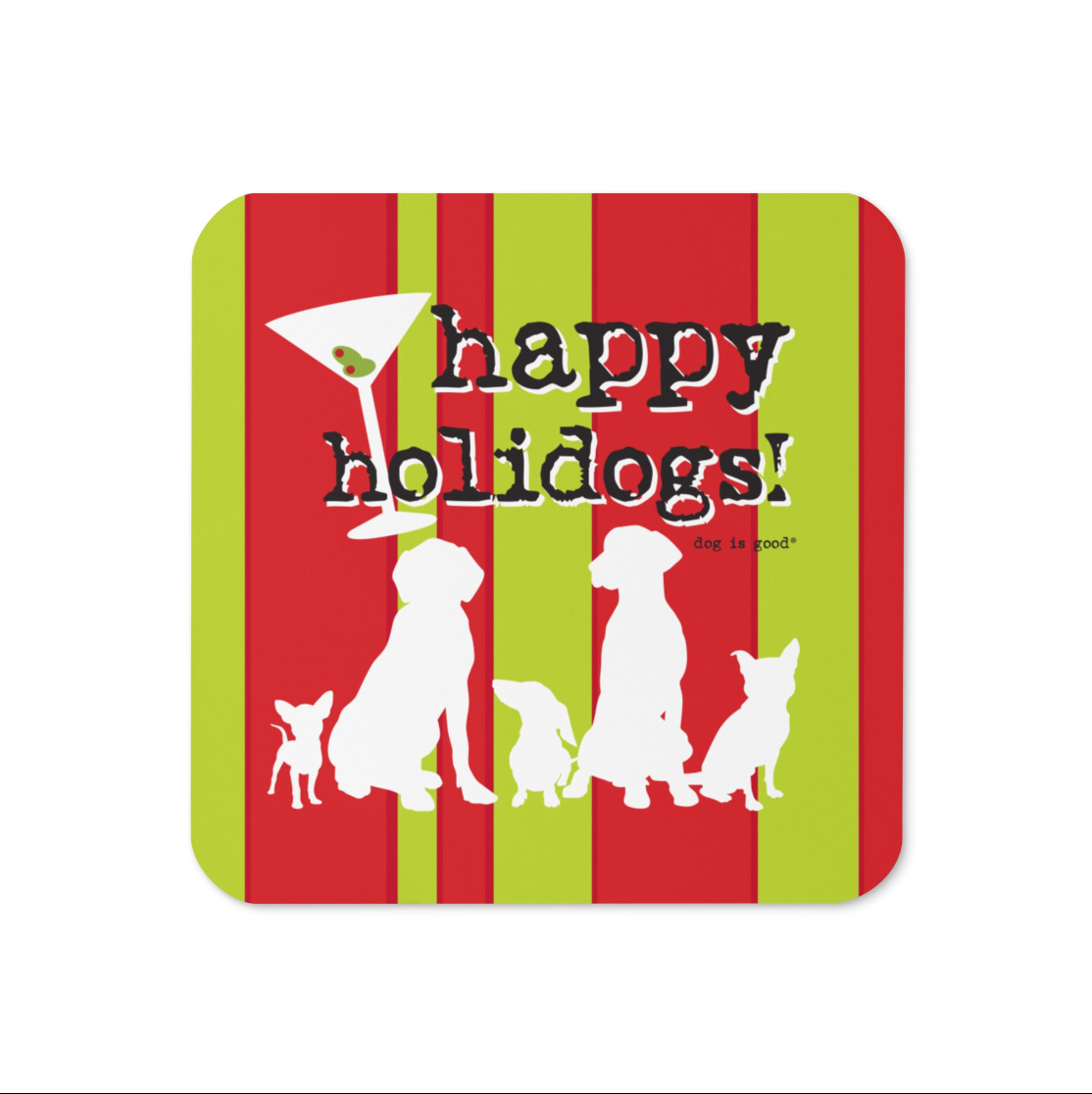 Coaster: Happy Holidogs
