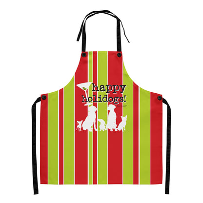Apron: Happy Holidogs