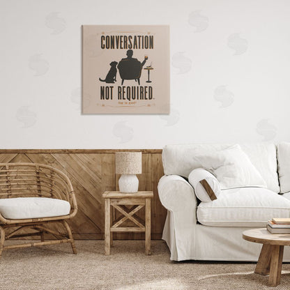 Dog is Good | No Conversation Dog Humor Wall Art