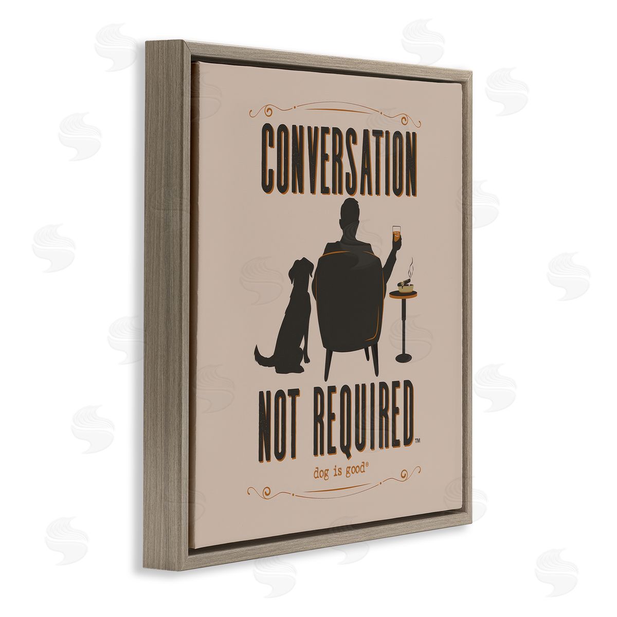 Dog is Good | No Conversation Dog Humor Wall Art