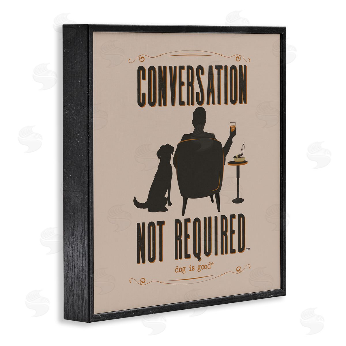 Dog is Good | No Conversation Dog Humor Wall Art