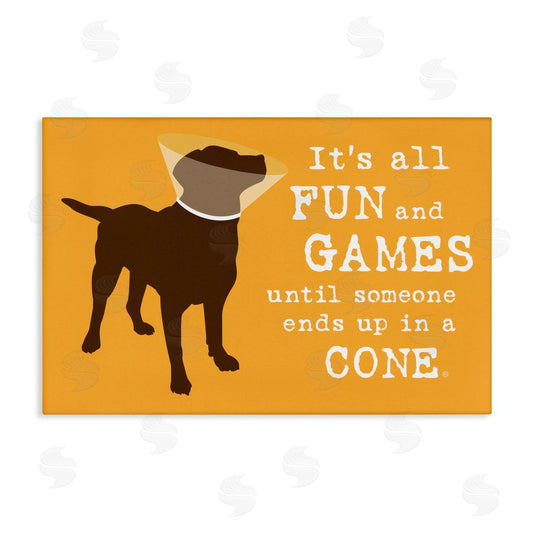 Dog is Good | Fun & Games Cone Wall Art