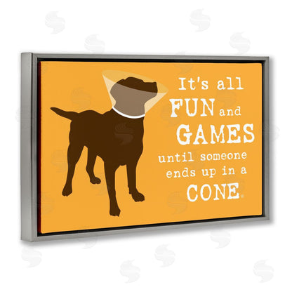 Dog is Good | Fun & Games Cone Wall Art
