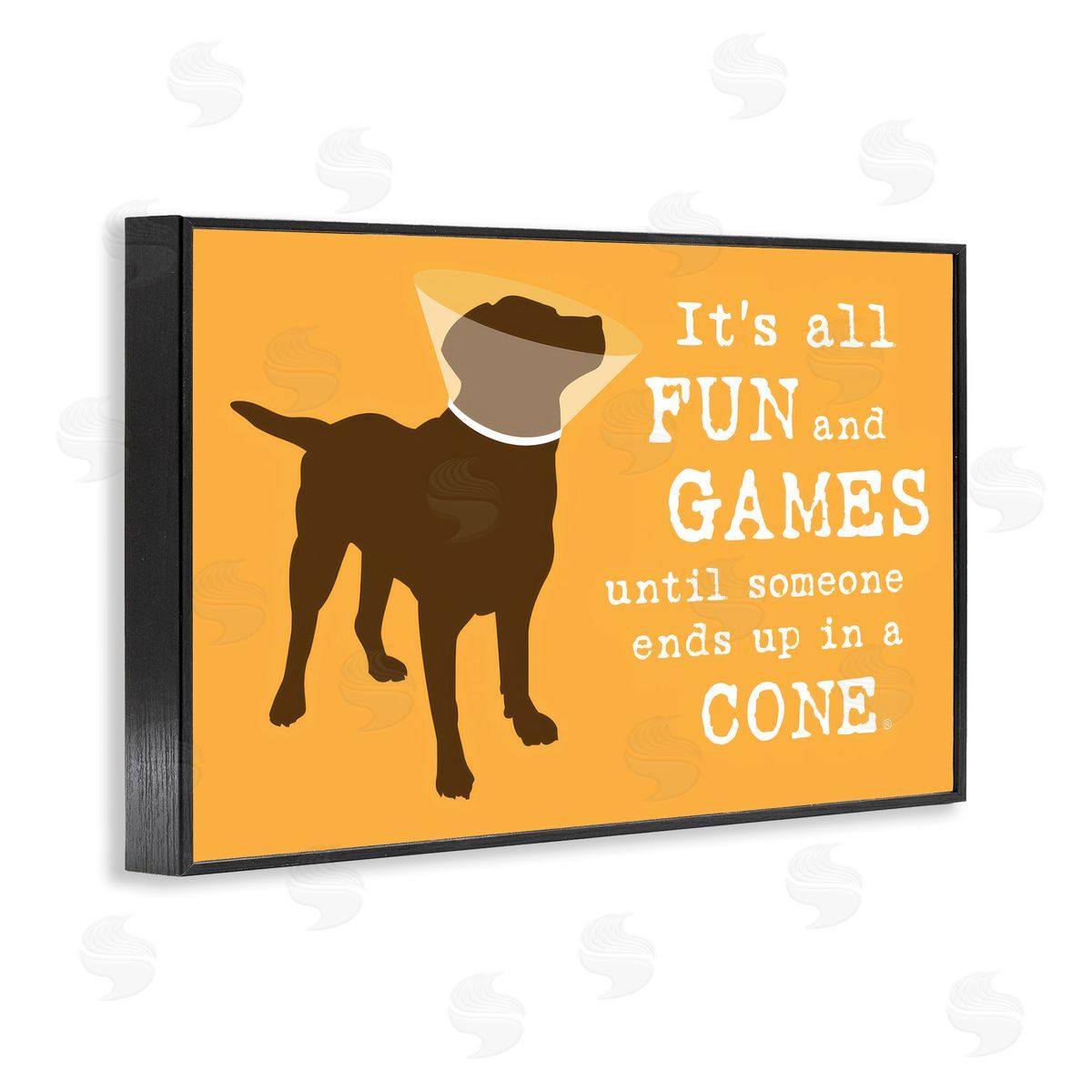 Dog is Good | Fun & Games Cone Wall Art