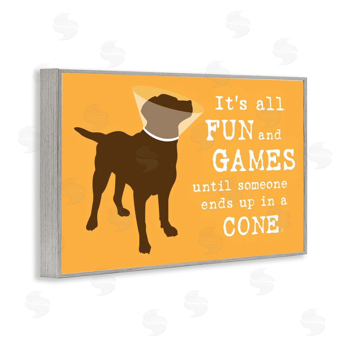 Dog is Good | Fun & Games Cone Wall Art