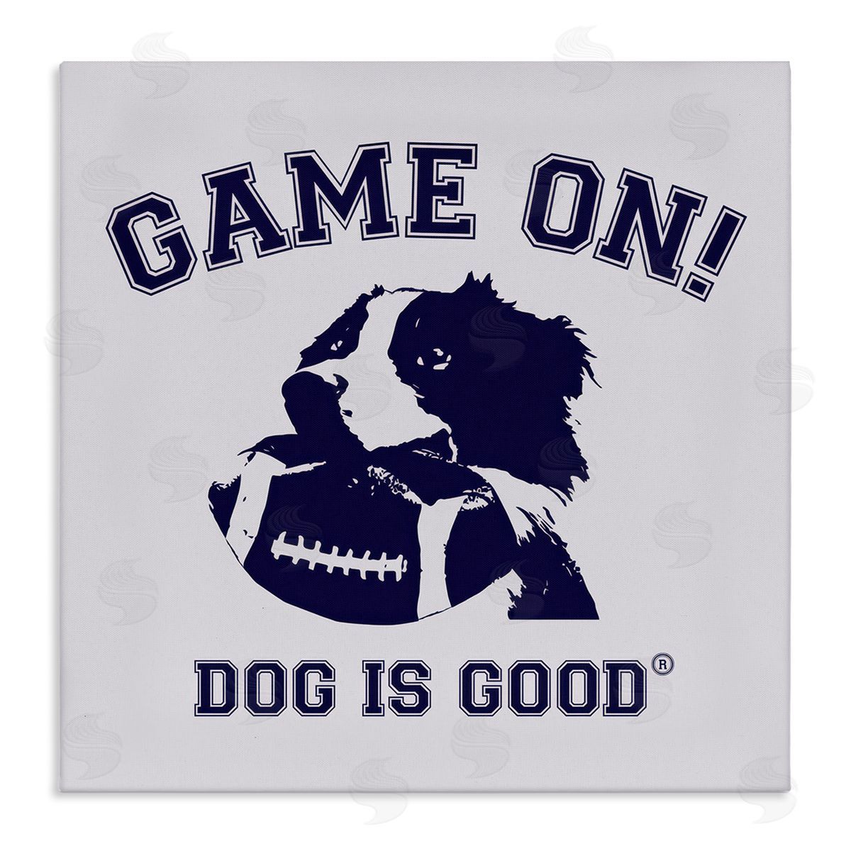 Dog is Good | Game On Dog & Football Wall Art